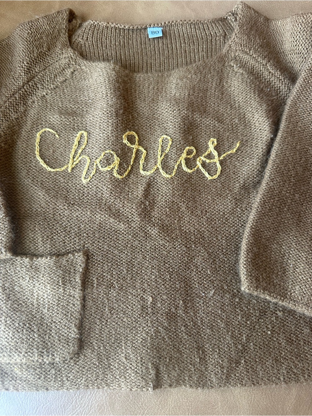 “Charles” monogram sweaters - Picture 2 of 3
